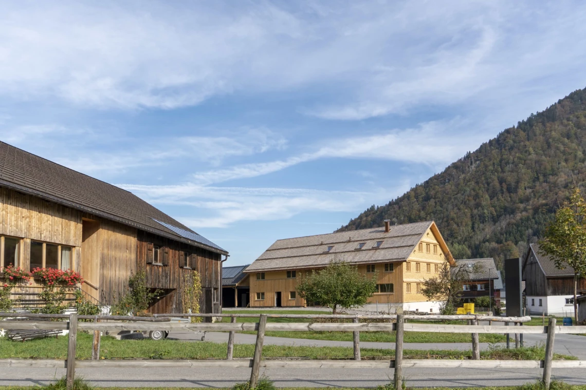 Architektur alt neu Mellau Bregenzerwald @Agnes Ammann - Vorarlberg Tourismus GmbH