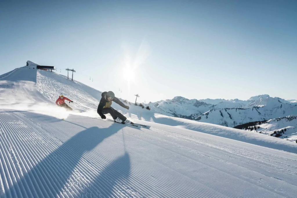 Skifahren Piste Damüls Mellau @Stefan Leitner, Mellau Tourismus