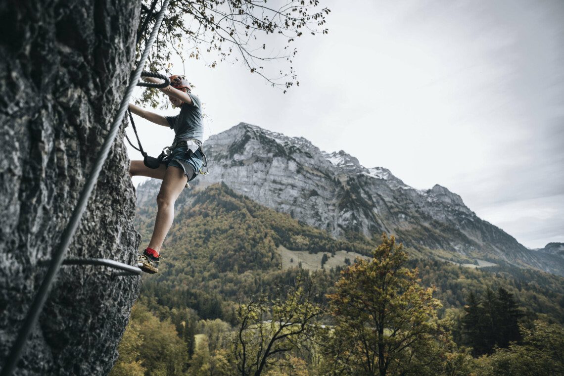 Klettersteig Schnepfau ©Stefan Leitner-Mellau Tourismus