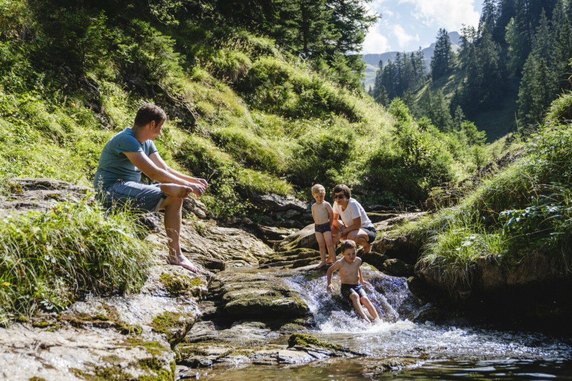 Wasserspielplatz Kanis ©Stefan Leitner - Mellau Tourismus