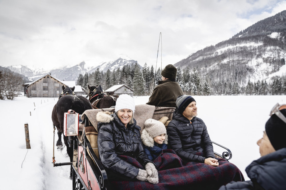 Pferdekutschenfahrt ©Stefan Leitner - Mellau Tourismus