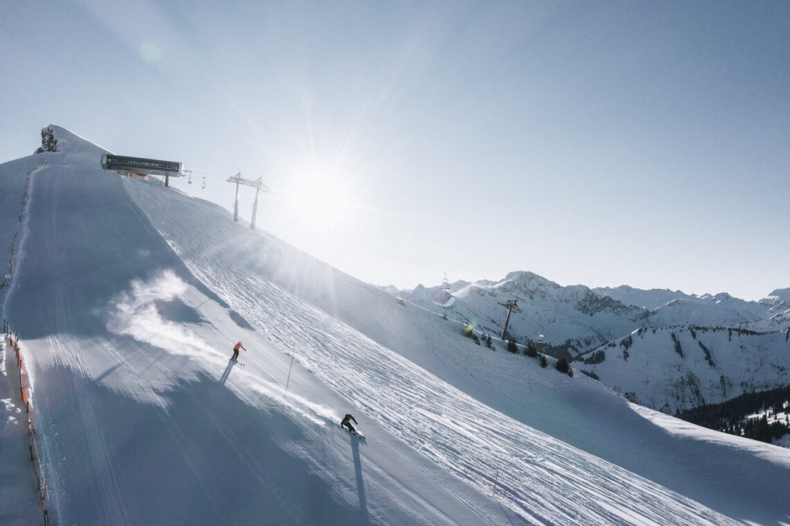 Skifahren ©Stefan Leitner - Mellau Tourismus