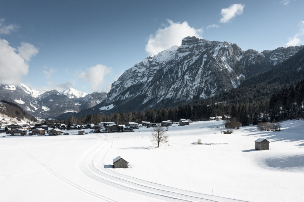 Winterwandern Langlauf ©Stefan Leitner - Mellau Tourismus